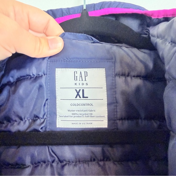 GAP Navy ColdControl Puffer Jacket - Picture 6 of 7